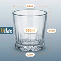 Szklanki do whisky 280 ml 6 szt.