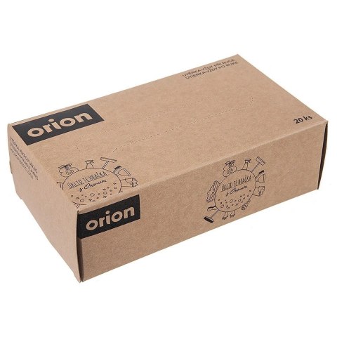 Ścierki Kuchenne Mikrofibra 20 szt. 20 x 20cm ORION Pudełko bez Detergentów