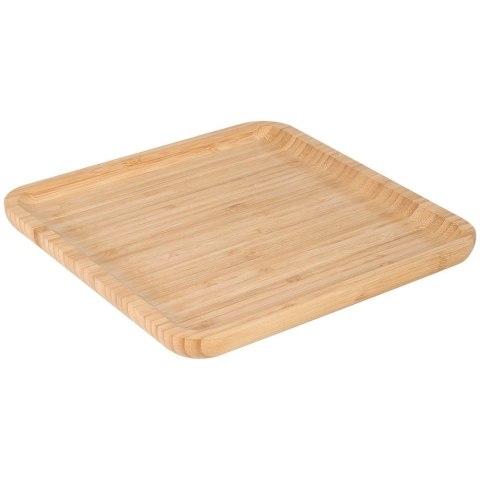Taca Bambusowa do Serwowania Kwadratowa 25 x 25 cm Drewno VILDE Loft