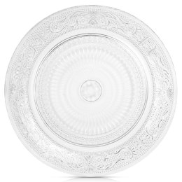 Talerz Deserowy 18 cm Szkło Kryształowe Śniadaniowy Ciasta VILDE