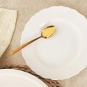 Talerz Deserowy Porcelanowy MONA 19,5 cm ORION Falowany Rant