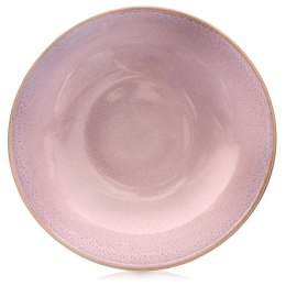 Talerz Głęboki 900 ml Ceramika Różowy Glaze Makaron Zupa Zmywarka ORION