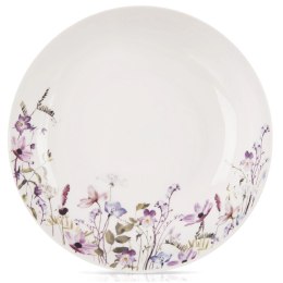 Talerz Głęboki Porcelanowy 600 ml Louka na Zupę Makaron Kwiaty