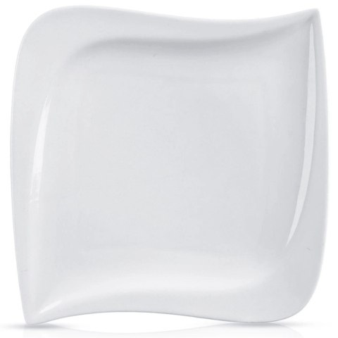 Talerz Obiadowy Płytki Porcelanowy Dekoracyjny Ozdobny ORION 25 x 25 cm