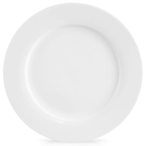 Talerz Obiadowy Płytki Porcelanowy MONA 27 cm ORION Biały Zmywarka