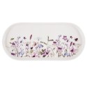 Talerz Owalny Porcelanowy 25 x 12 cm Louka Półmisek w Kwiaty