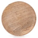 Talerz z Drewna Mangowca 20 cm Mango Taca do Serwowania Boho