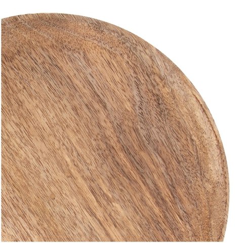 Talerz z Drewna Mangowca 20 cm Mango Taca do Serwowania Boho