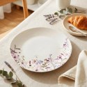 Talerzyk Deserowy Porcelanowy 20,5 cm Louka Talerz w Polne Kwiaty