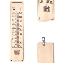 Termometr Ścienny Uniwersalny PROGARDEN 22 cm MDF Wewnątrz Zewnątrz