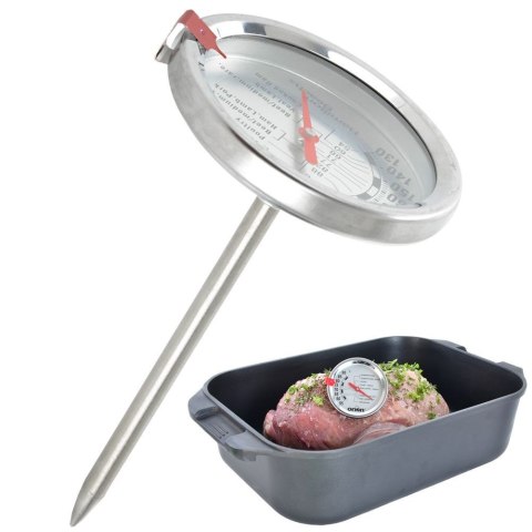 Termometr do Mięsa z Sondą Wbijany ORION 12 cm do Pieczenia Grillowania