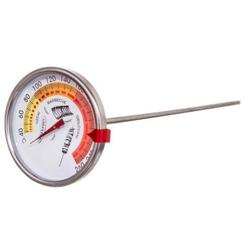 Termometr do Wędzenia Mięsa Ryb Serów Stalowy z Sondą ORION 33 cm