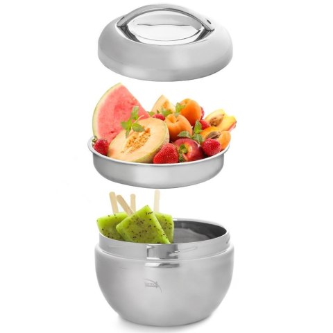 Termos Pojemnik Obiadowy Termiczny Miska Talerz Lunchbox Stalowy ORION 1,3 L