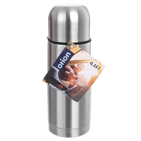 Termos Stalowy 350 ml ORION Klasyczny Srebrny do Kawy i Herbaty