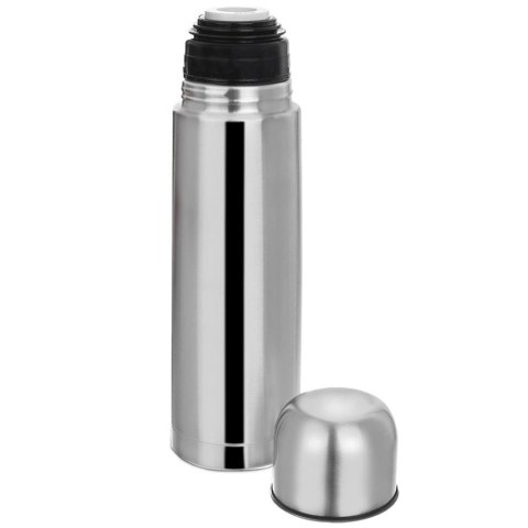 Termos Stalowy 750 ml ORION Srebrny Turystyczny Bidon Ciepło