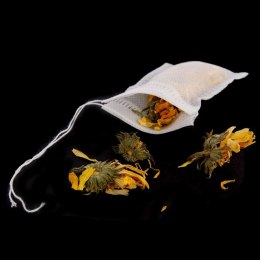Torebki do Zaparzania Herbaty Zestaw 100 szt. ORION Włóknina Podajnik