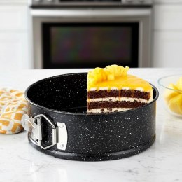 Tortownica Rozpinana 18 cm Stal Węglowa Granitowa Nieprzywierająca
