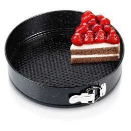 Tortownica Rozpinana Granitowa 28 cm VILDE Stal Nieprzywierająca do Ciast