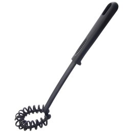 Trzepaczka Spiralna Kuchenna BLACKLINE ORION 28 cm Czarna Wygodny Uchwyt