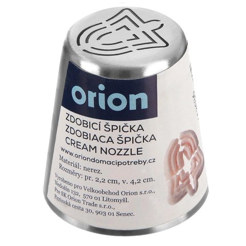 Tylka Cukiernicza Stalowa Dzwonek ORION Dekoracyjna do Tworzenia Wzorów