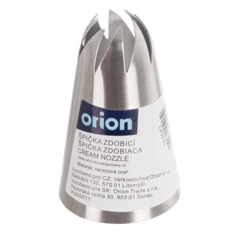 Tylka do Dekoracji Tortów Stalowa Kwiatek 1,5 cm ORION Końcówka