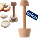 Ubijak do Tartaletek Drewniany Dwustronny ORION 4, 5,5 cm do Ciasta Tart