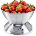 Waga Kuchenna z Misą 2,2 L Cyfrowa Stal Nierdzewna Termometr TARA