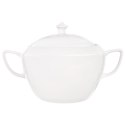 Waza na Zupę Dania Porcelanowa Elegancka Biała Duża z Pokrywą ORION 3,5 l