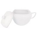 Waza na Zupę Dania Porcelanowa Elegancka Biała Duża z Pokrywą ORION 3,5 l