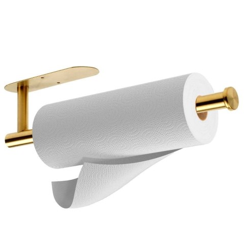 Wieszak na Ręcznik Papierowy VILDE Złoty Stal Nierdzewna 33,5 cm
