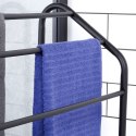 Wieszak na Ręczniki Ubrania VILDE Stojący Metalowy Półka 82,5 cm
