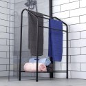 Wieszak na Ręczniki Ubrania VILDE Stojący Metalowy Półka 82,5 cm