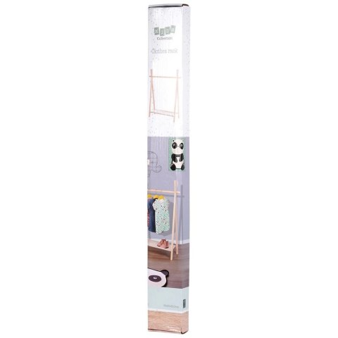 Wieszak Stojący na Ubrania Dziecięce KIDS COLLECTION Drewniany Tipi