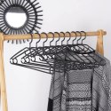 Wieszaki na Ubrania Czarne 10 szt. STORAGE SOLUTIONS Obrotowe Praktyczne