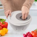 Wirówka Suszarka do Sałaty ELA 4,5 L ORION Ręczna z Korba Uniwersalna