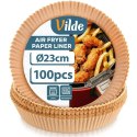 Wkład do Frytkownicy Air Fryer 100 szt. VILDE Pergaminowy Okrągły 23 cm