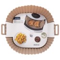 Wkład do Frytkownicy Air Fryer Beztłuszczowej Silikonowy Beżowy 22 cm