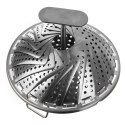 Wkład do Gotowania Klusek Warzyw Ryb na Parze Stalowy Solidny ORION 14-23cm