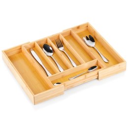 Wkład na Sztućce do Szuflady VILDE Bambus Rozsuwany 28-45 cm