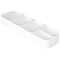 Wkład na Sztućce do Szuflady VILDE Biały 5 Przegród 39 x 11,5 cm