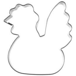 Wykrawacz do Ciastek Kura 6,5 x 6 cm Stal Nierdzewna do Zmywarki ORION