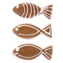 Wykrawacz do Ciastek Ryba 5 x 2 cm Stal Nierdzewna do Zmywarki ORION