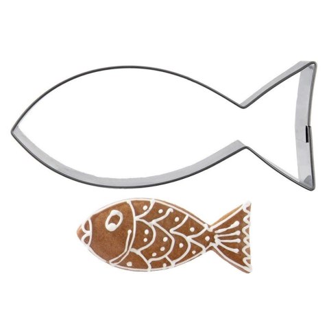 Wykrawacz do Ciastek Ryba 9 x 4 cm Stal Nierdzewna do Zmywarki ORION