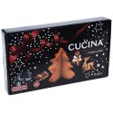 Wykrawacze do Ciastek 8 el. LA CUCINA 3D Stal Nierdzewna Świąteczne