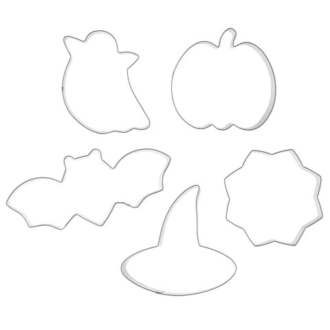 Wykrawacze do Ciastek Zestaw 6 szt. Stal ORION Halloween Dynia Zmywarka