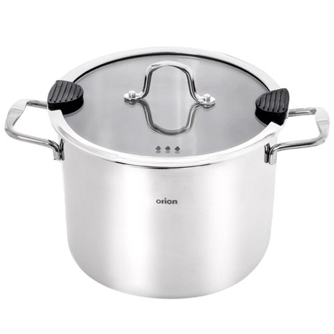 Wysoki Garnek Stalowy 2,3 L Venice 16 cm Indukcja Stal 304 ORION