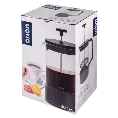Zaparzacz Dzbanek Tłokowy do Kawy Herbaty Szklany Solidny ORION 900 ml