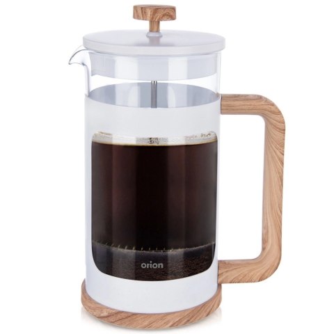 Zaparzacz Tłokowy 1 L ORION WHITELINE French Press Szkło Borokrzemowe