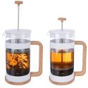 Zaparzacz Tłokowy 1 L ORION WHITELINE French Press Szkło Borokrzemowe