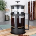 Zaparzacz Tłokowy 1 L VILDE French Press Szkło Borokrzemowe Tłok